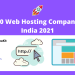Top 10 web hosting companies in India