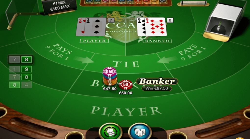 How to play baccarat for money, a special formula