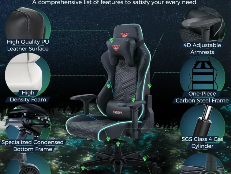 Extravagant RGB GC-03 Gaming Chair by Eureka Ergonomic