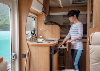 RV Cabinet Latches and the Beauty of Walnut Cabinets