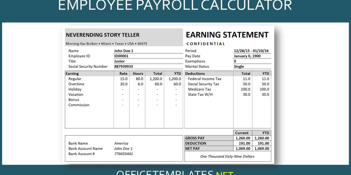 An Overview of Payroll Calculator